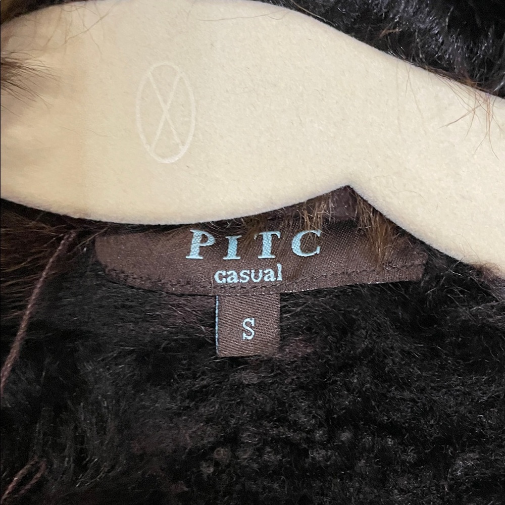 Pitc Brown Patchwork Suede Sheep Fur Leather Coat - image 4